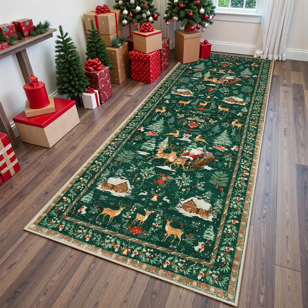 SantaStep™ – Alfombra de corredor para árbol de Navidad 🎄