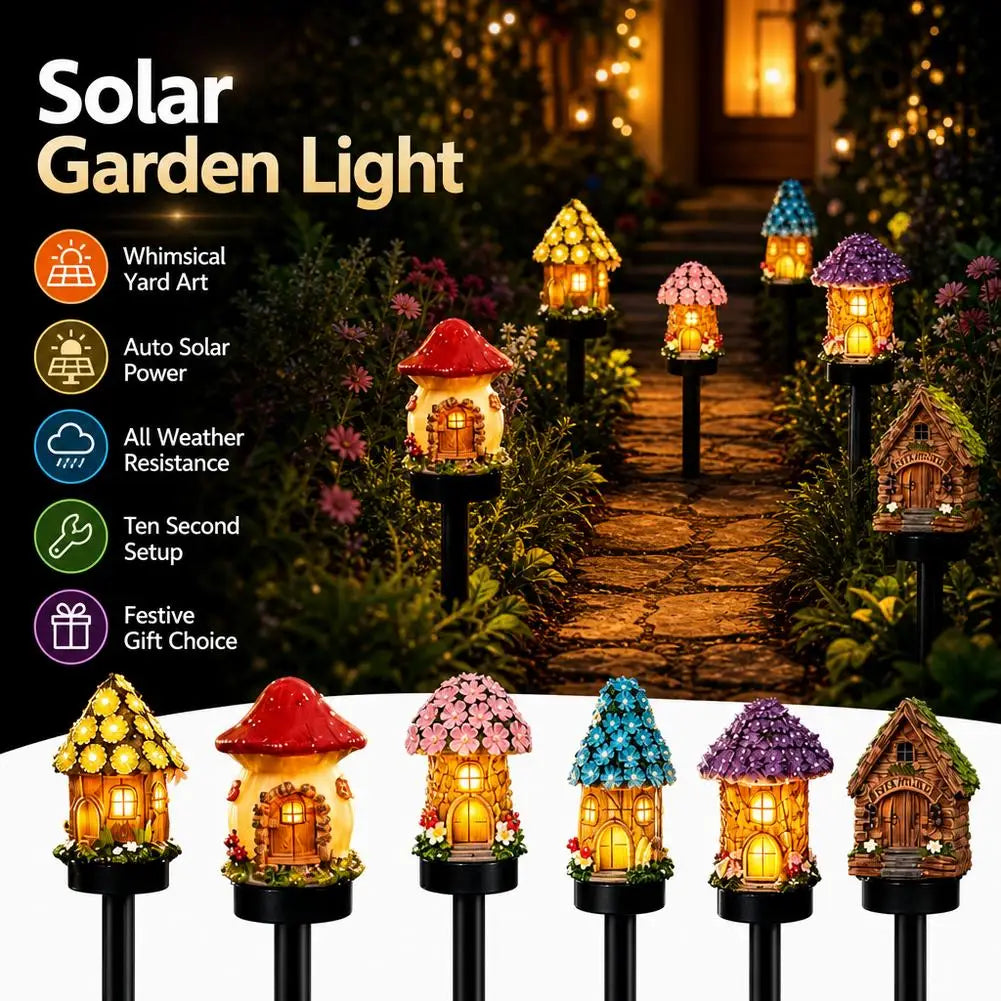 FairyNest™ Solar Cottage 🧚🌞 — Enchant Your Garden Day & Night