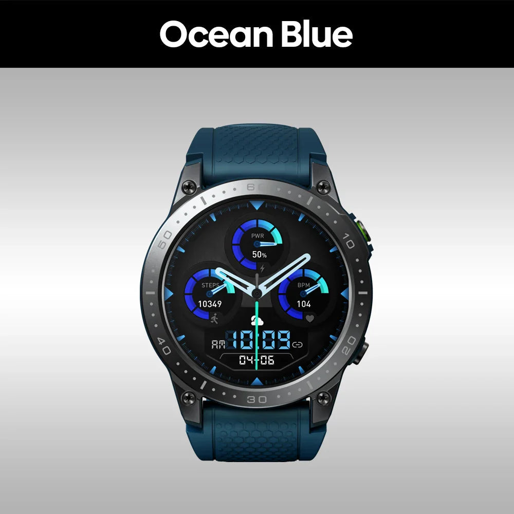 Zeblaze Ares 3 Pro Smart Watch Ultra HD AMOLED Display Voice Calling Function 100+ Sports Modes 24H Health Monitor Smartwatch Big Save Store