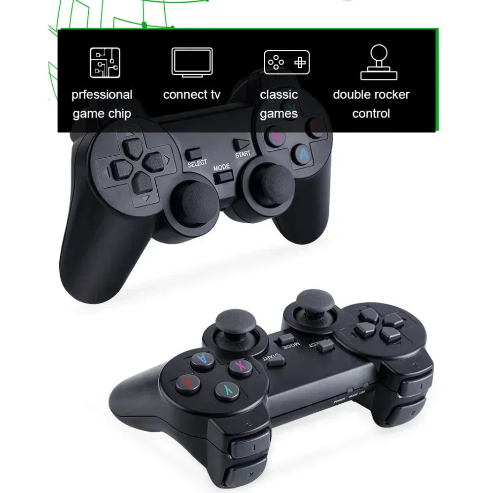 Game Stick Lite 4K Retro Console with Wireless Controllers GamerShop Store