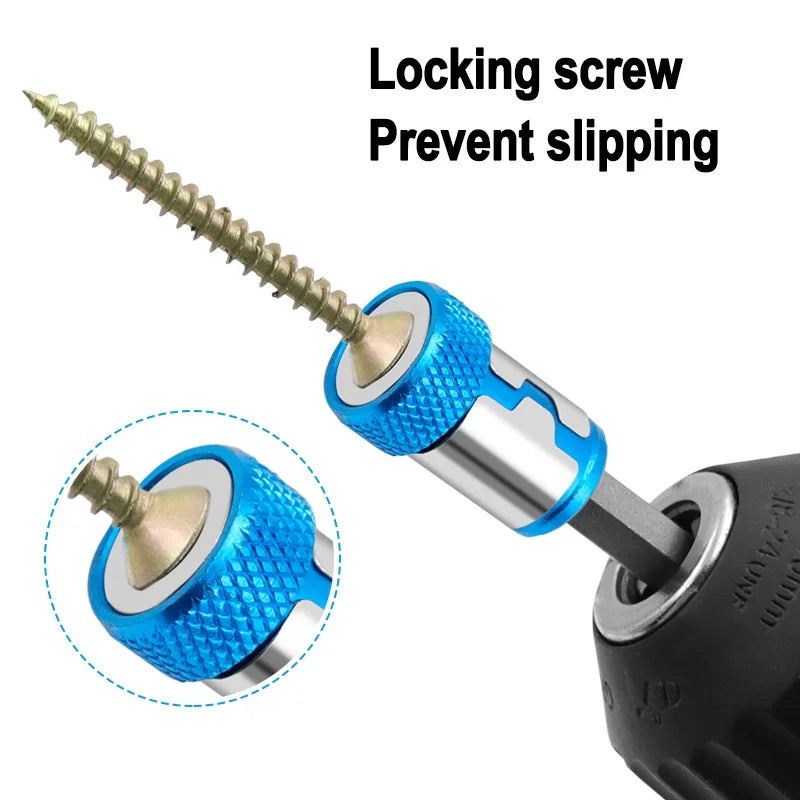 Universal Magnetic Ring Alloy Magnetic Ring Screwdriver Bit Anti-corrosion Strong Magnetizer Drill Bit Magnetic Ring Tool Stone's Store