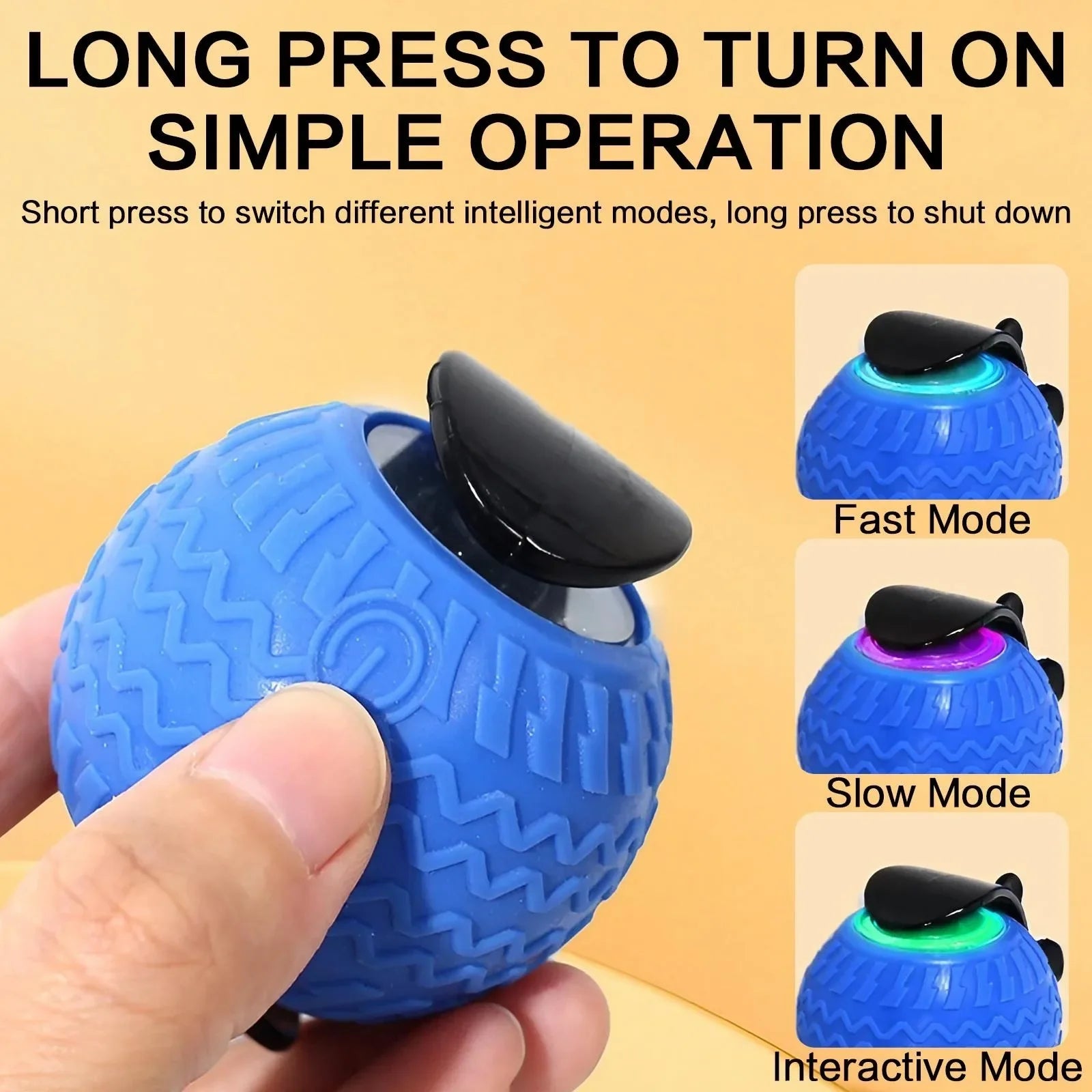 WaveChase™ Smart Pet Ball 🐾⚡ Moves. Teases. Excites.
