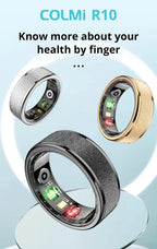 COLMI R10 Smart Ring with Charging Case for Men Women, Health and Sleep Monitor, 5ATM Waterproof, Multi-sport Mode Shop1103572318 Store