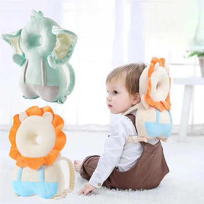 Anti-Fall Baby Backpack – Soft Head Protection for Wobbly Walkers!