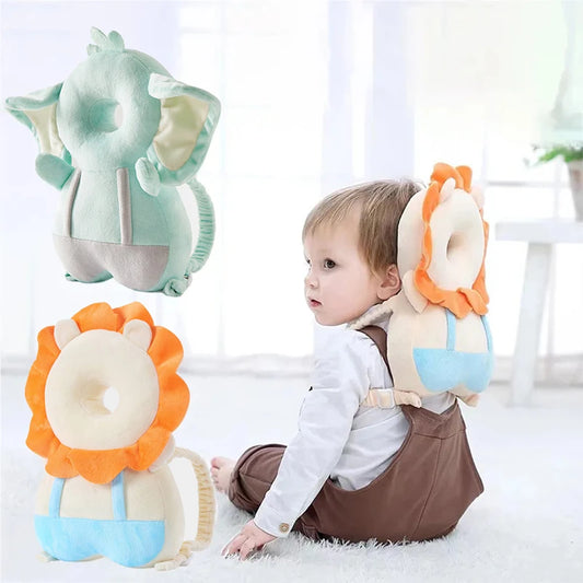 Anti-Fall Baby Backpack – Soft Head Protection for Wobbly Walkers!
