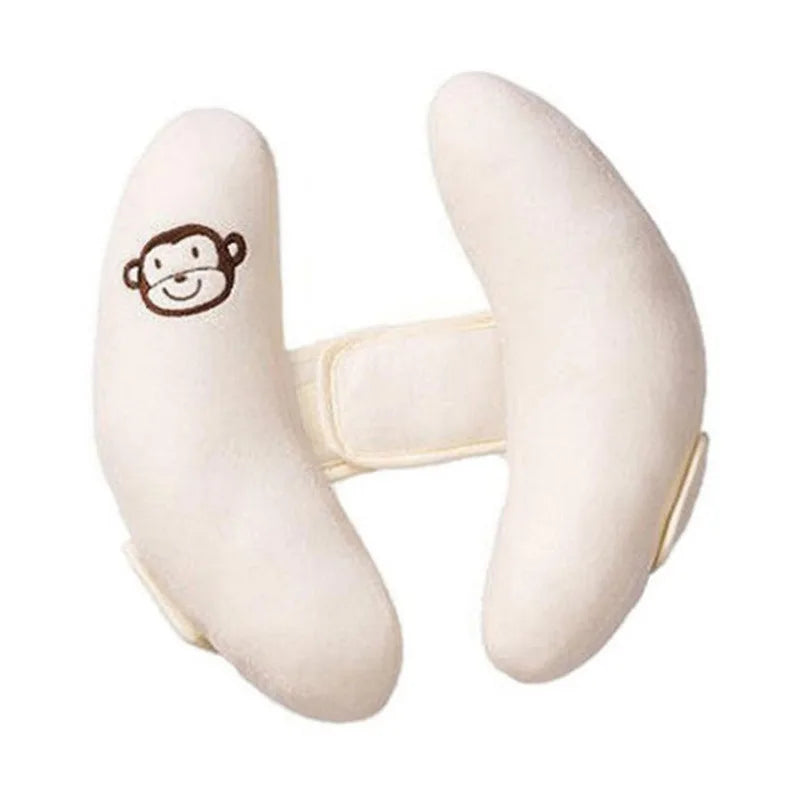 SnugNest™ – Almohada moldeadora de cabeza para bebés orgánica 👶💤