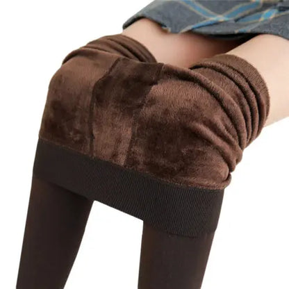  View details for Women Winter Leggings Warm Leggins High Waist Solid Color Velvet Women