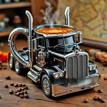 Creative Design Truck Coffee Mug Semi Truck Handcrafted Coffee Cup AliExpress