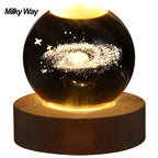 Crystal Ball Night Lights Glowing Sea Jellyfish Astronaut Table Lamp USB Atmosphere Lamp Table Decorations Kid Gifts Night Lamp Shop1103185580 Store