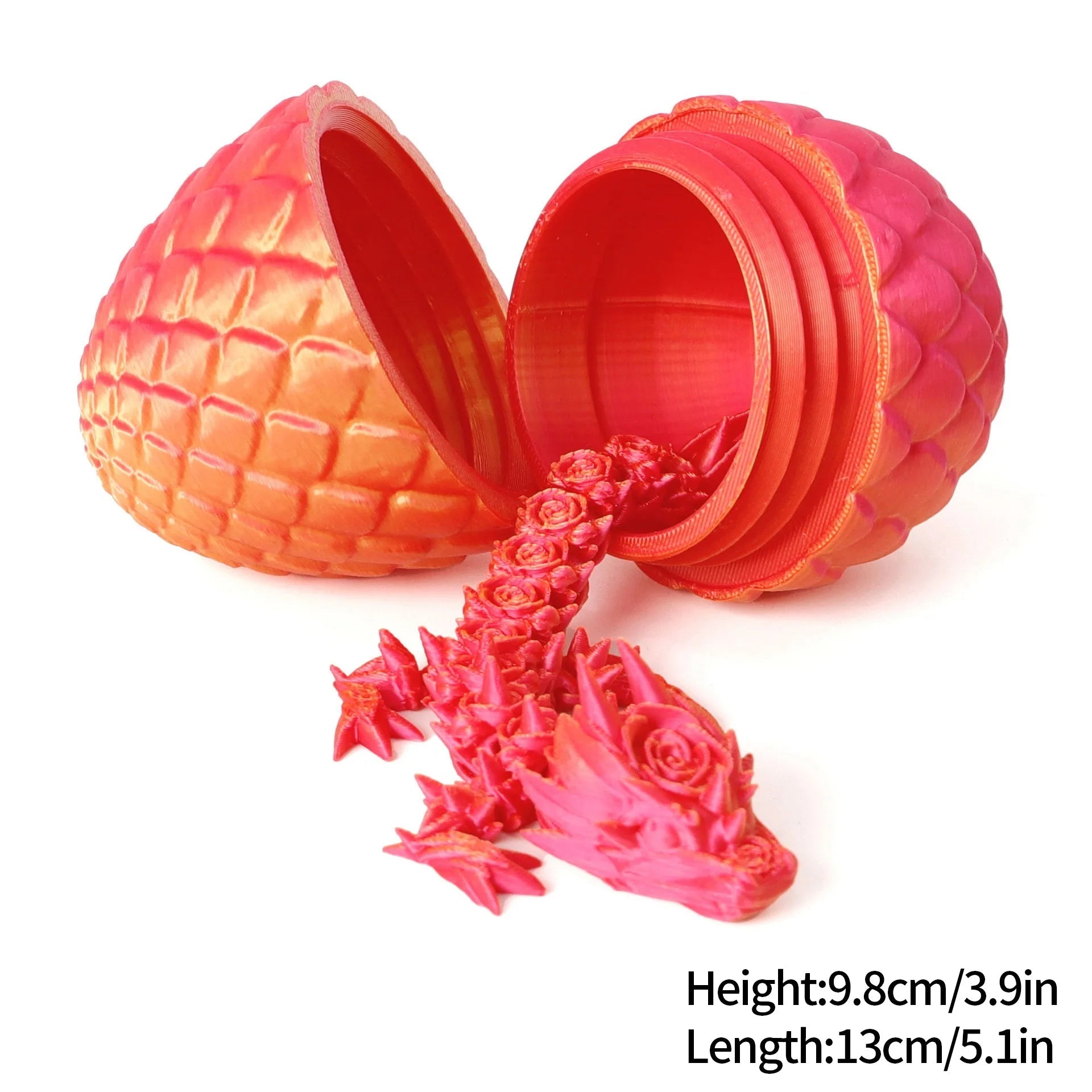 FlexiCrystal Dragon: 3D-Printed Magic in Motion Creatinglife Store