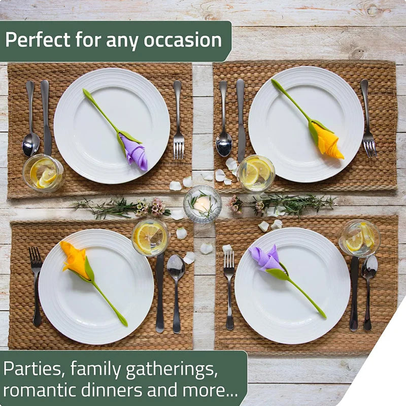TulipNest™ Napkin Holder 🌷 — Elegant Tabletop Charm