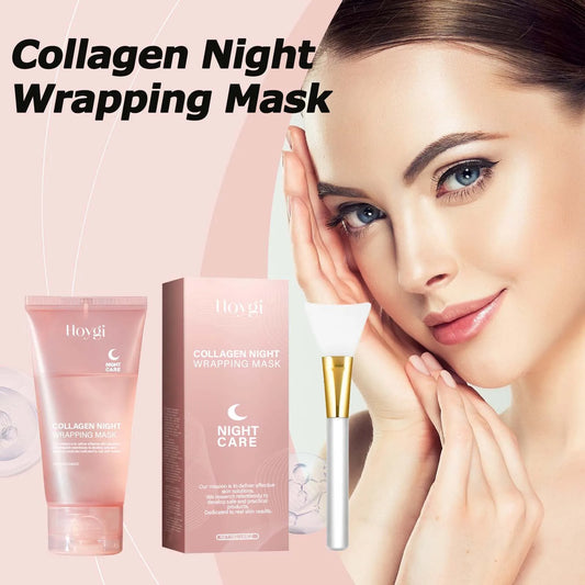 GlowWrap™ Mascarilla de Noche de Colágeno 🌙✨ Despierta Radiante