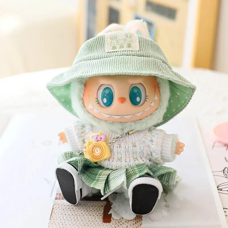 Labbubu Mini Doll Clothes Outfit Soft Knitted Sweater Suit Toy Gifts All Dropshipping Wholesale Store