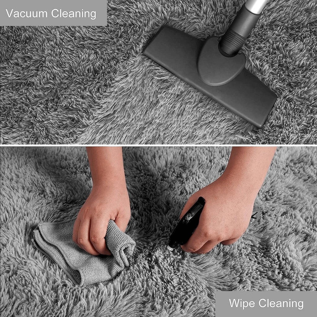 Soft Area Rugs Bedroom Carpet Fluffy Non-slip Tie-Dyed Fuzzy Shag Plush Soft Shaggy Bedside Rug Living Room Carpet Shop1103833493 Store
