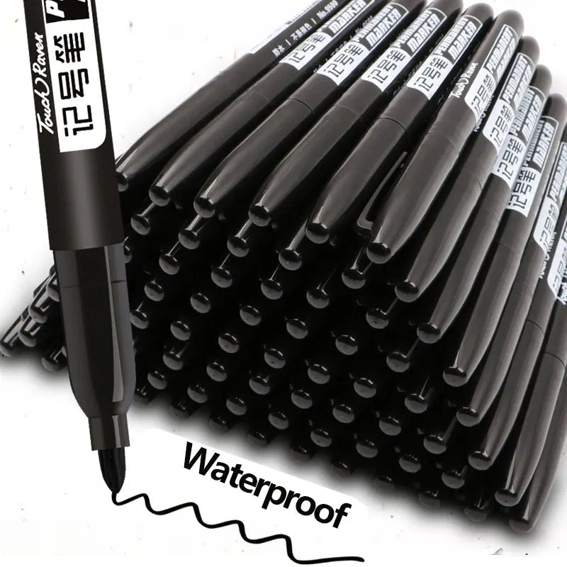 Permanent Marker Pen Manga Drawing Markers Black Blue Red Waterproof Ink Sketch Pens Stationery Art School Supplies Tiptop Co., LTD.
