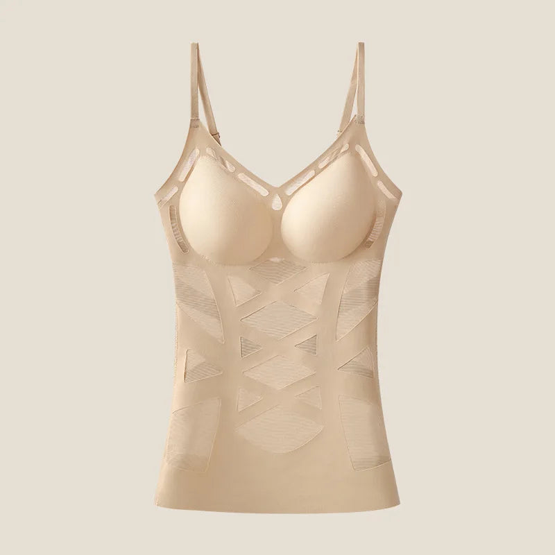 ShapeSmooth™ Camisole 💖 — Built-In Bra, Sculpted Confidence