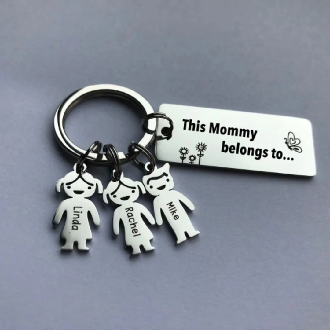 Personalized Family Keychain – Carry Loved Ones Wherever You Go!