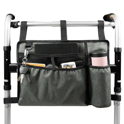 Walker Bag Basket with Cup Holder Suit for Adult Folding Walkers AliExpress