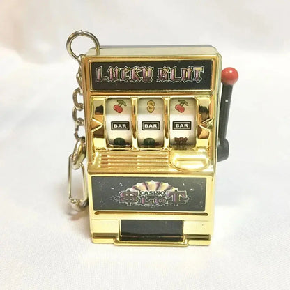 Simple Fashion Trend Keychain Toy Fruit Machine Slot Machine Keychain