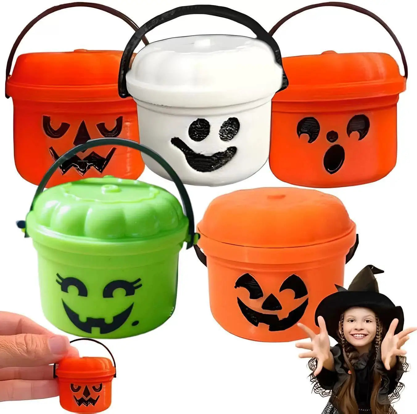 Adorable Mini Boo Buckets – Spooky-Cute Halloween Decor!
