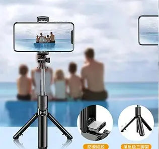 Bluetooth Wireless Selfie Stick Mini Tripod Extendable Monopod Remote