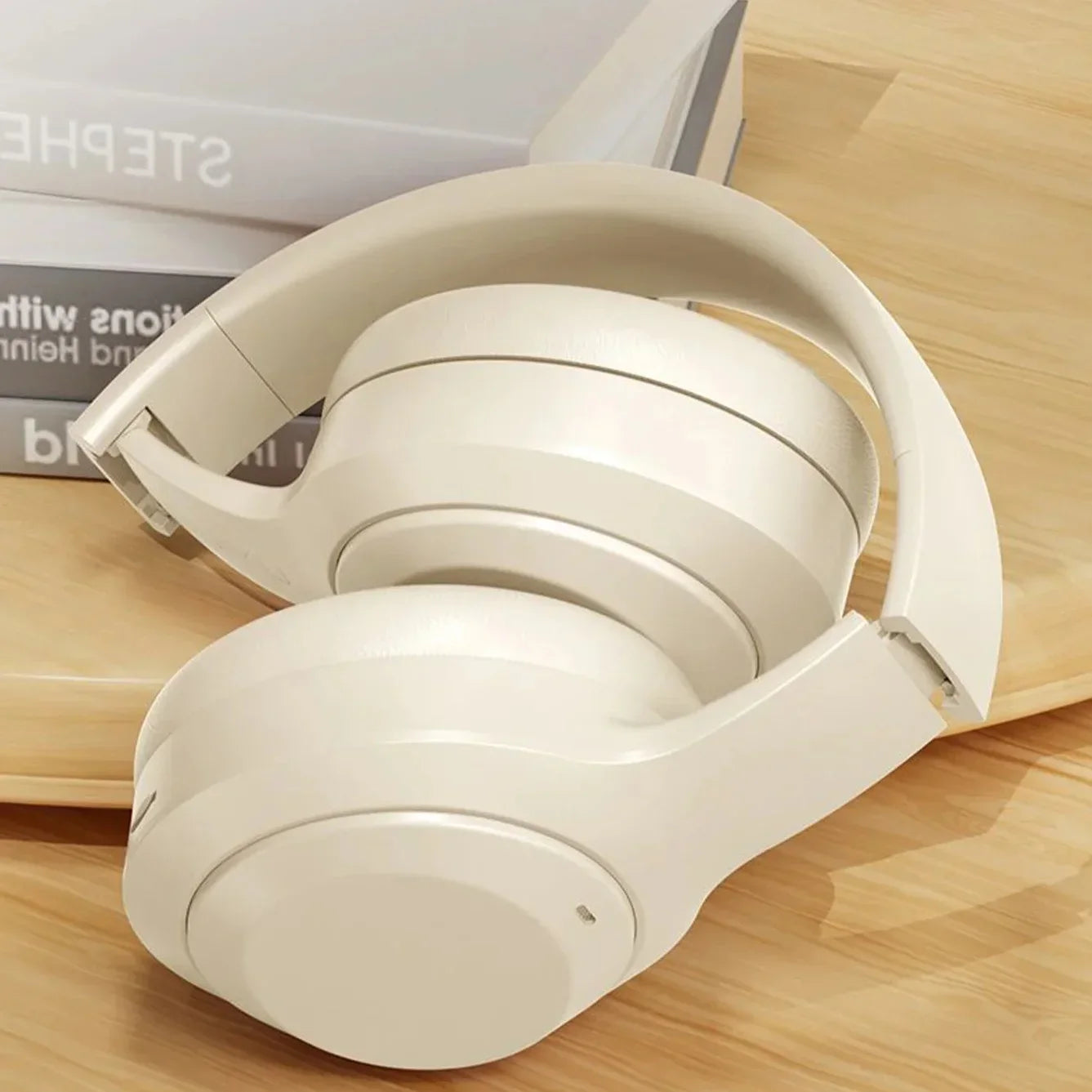 Auriculares inalámbricos Bluetooth 5.3 – Estéreo Hi-Fi plegables con micrófono y cancelación de ruido para juegos y música