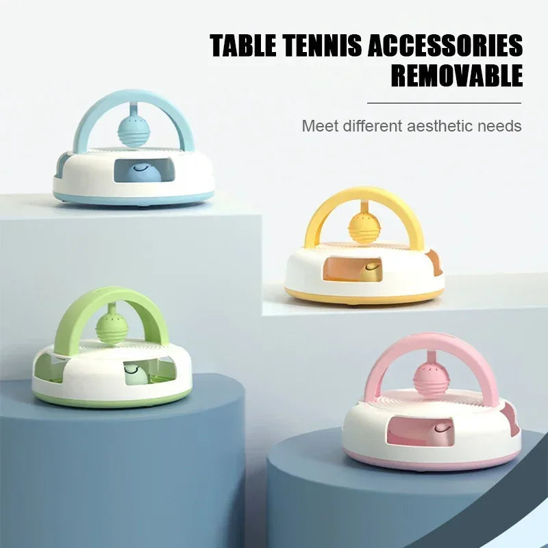Gravity Table Tennis Cat Toy with Catnip Ball for Self-stimulation Cat Turntable Pet Supplies Cat Toy Toys Cats Items Products Sunnymelody Store