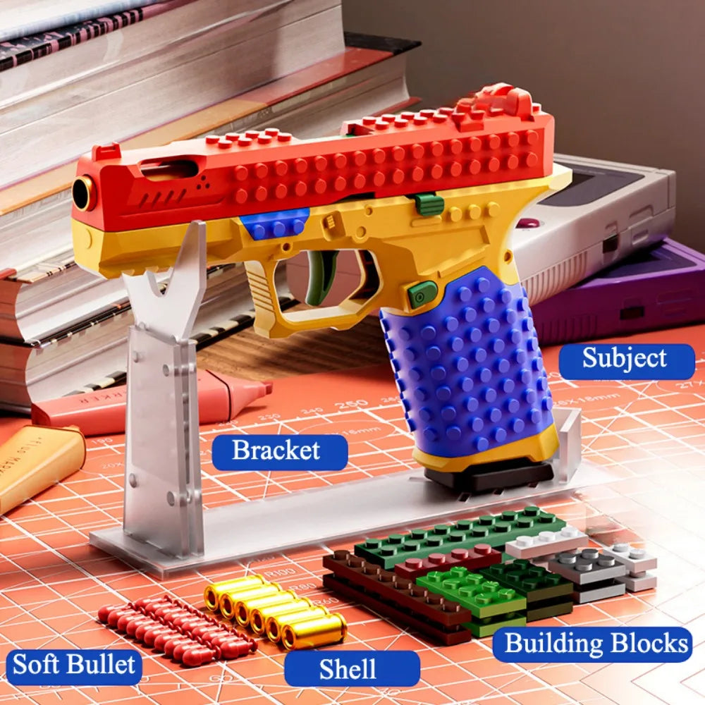 BrickBlaze™ Bláster de juguete DIY 🔥🧱 Crea tu potencia de fuego