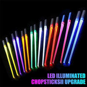 1 Pair LED Lightsaber Chopsticks Luminous Reusable Kitchen Light Up