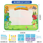 150X100cm Magic Water Canvas Graffiti Drawing Board Repeatedly Doodle Water Painting Carpet  Reusable Drawing Mat Kids Toy Gift