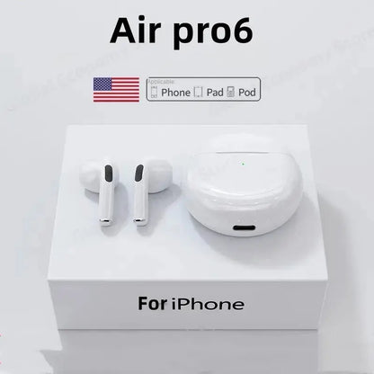 NEW Original Air Pro 6 TWS Wireless Headphones Fone Bluetooth AliExpress