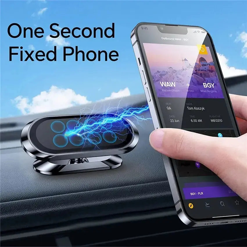 Soporte Magnético para Teléfono de Coche, Montaje con Imán para Rejilla de Ventilación de Móvil y GPS