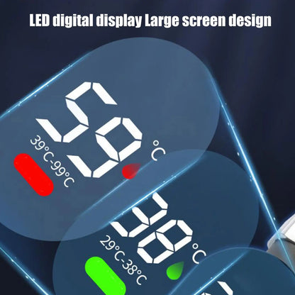 Shower Temperature Gauge Led Digital Display Instant-Read Water Thermometer Smart Water Temperature Monitor For Baby Bath