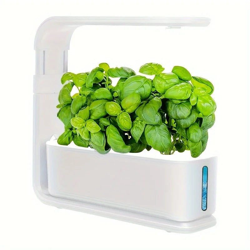 Hydroponics Growing System Sprout with Seed Pod Kit Height Adjustable Automatic Timing Indoor Garden LED Grow Lights Water Tank