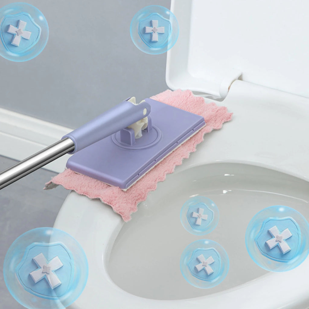 Limpieza rápida: Mini trapeador con paños intercambiables