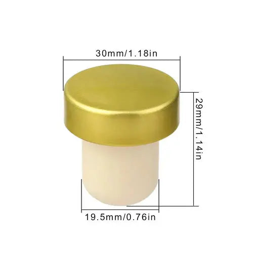 Tapón de silicona para botellas de champán, vino o cerveza