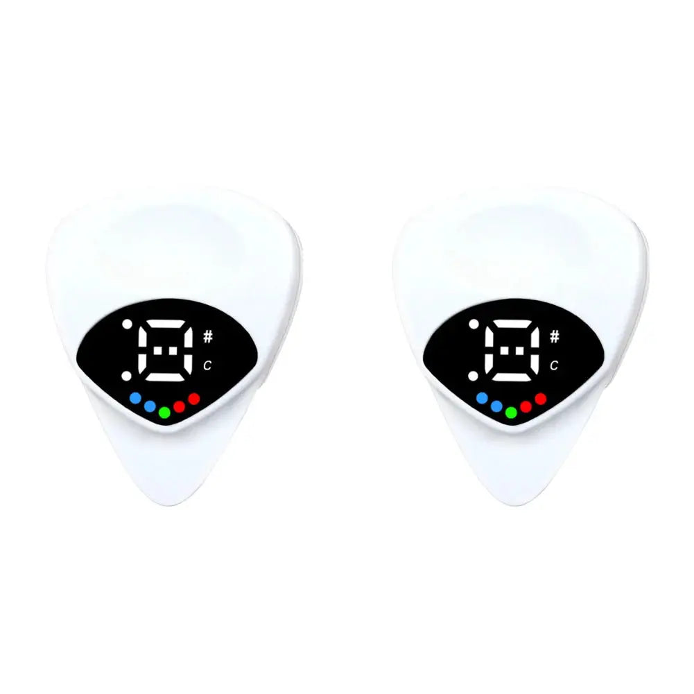 2-in-1 Guitar Picks Tuner Digital Electronic Tuner Acoustic Guitar Tuner for Acoustic Electric Guitar Bass Mandolin PRO Club Global Store