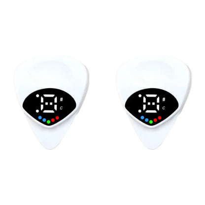 2-in-1 Guitar Picks Tuner Digital Electronic Tuner Acoustic Guitar Tuner for Acoustic Electric Guitar Bass Mandolin PRO Club Global Store