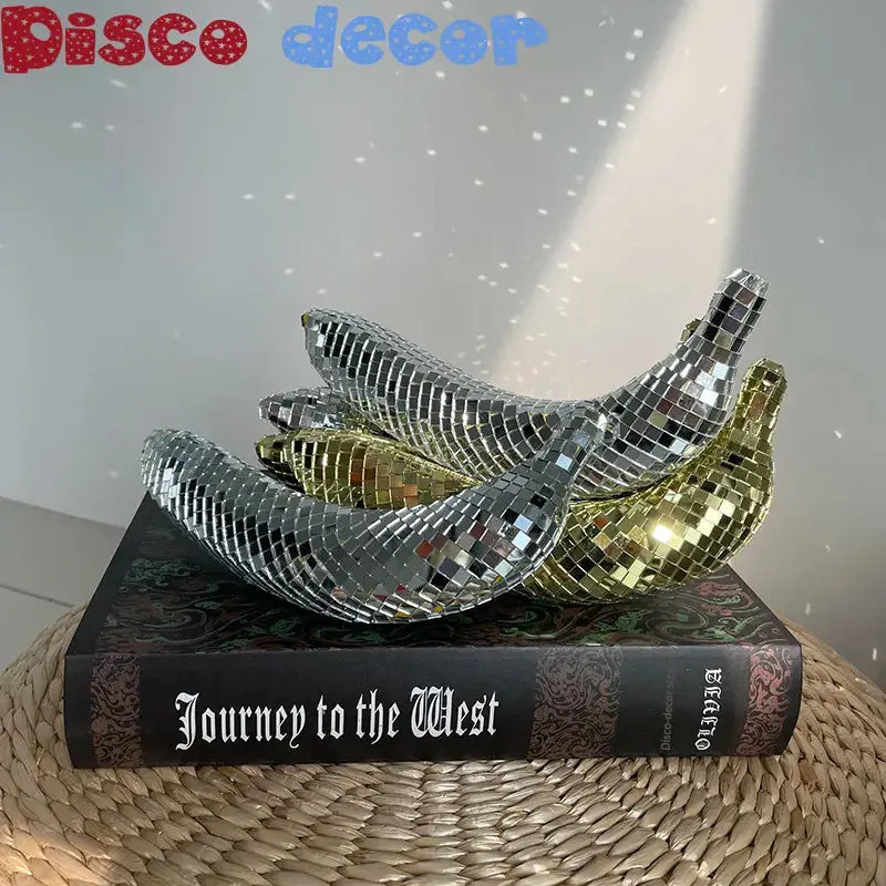 Disco Banana Apple Art Home Decoration Mirror Reflective Disco Decor AliExpress