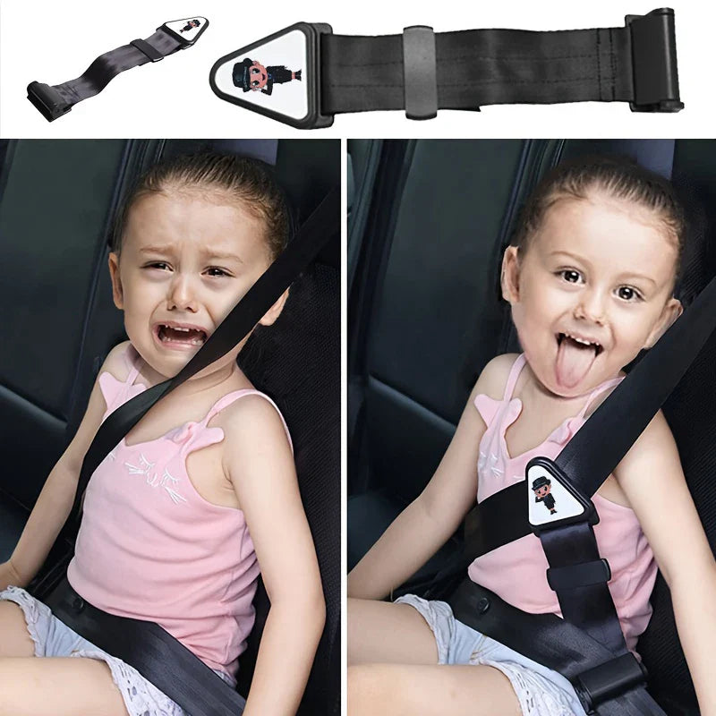 Car Child Safety Belt, Prevents Movement, Adjustable Fastener, Safe and Comfortable, Anti-Neck-Strangling Seat, Simple and Convenient Limiter
