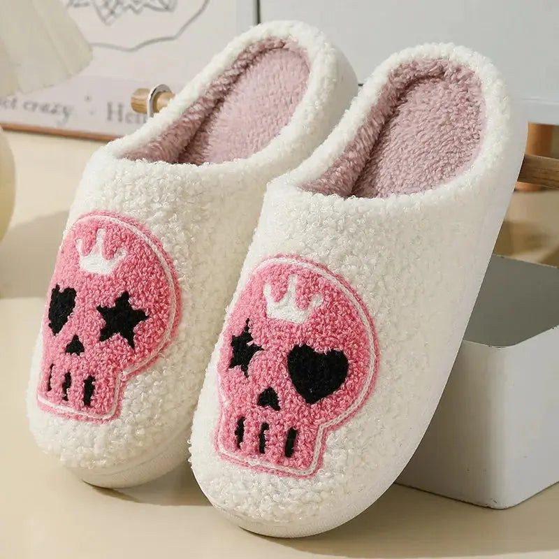 Cozy Halloween House Shoes Halloween Style Winter Cotton Slippers with