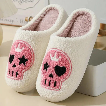 Cozy Halloween House Shoes Halloween Style Winter Cotton Slippers with