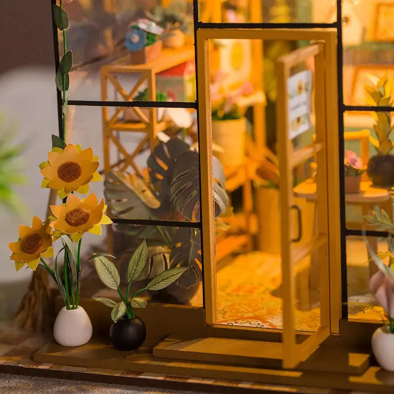 Mini Doll House Kit DIY Flower House Handmade 3D Puzzle Assembly AliExpress