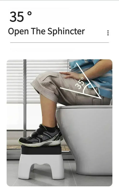 Ergonomic EasySquat – Waterproof & Non-Slip Toilet Foot Stool Shop1104291033 Store