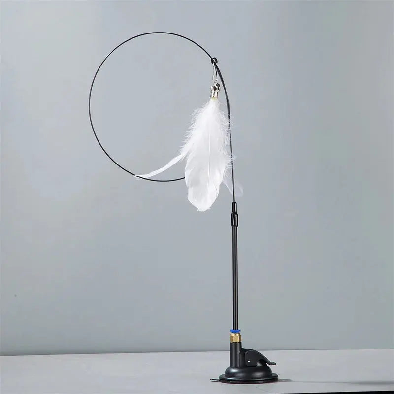 Interactive Cat Toy Handfree Cat Stick Playing Kitten Playing Teaser