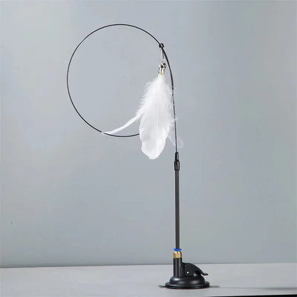 Interactive Cat Toy Handfree Cat Stick Playing Kitten Playing Teaser