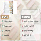 5 Sheets(75pcs) Bible Tabs Large Print And Easy-To-Read Bible Journaling Supplies Self-Adhesive Index Label Sticker Stationery A+ Good Store