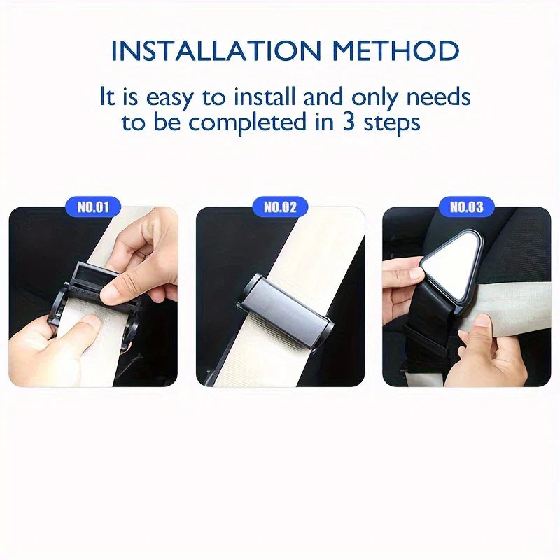 Car Child Safety Belt, Prevents Movement, Adjustable Fastener, Safe and Comfortable, Anti-Neck-Strangling Seat, Simple and Convenient Limiter