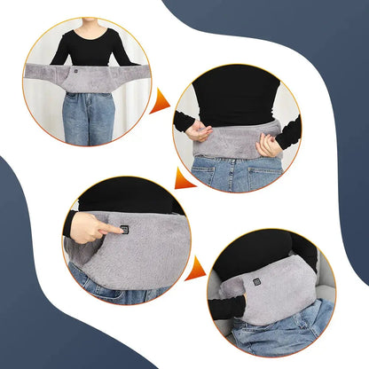 3 Levels Electric Graphene Heating Pad Cold-Proof Uterine Belt Cold-Proof Hand Waist Warming Pad USB Recharging Abdominal Warmer Healthing Store