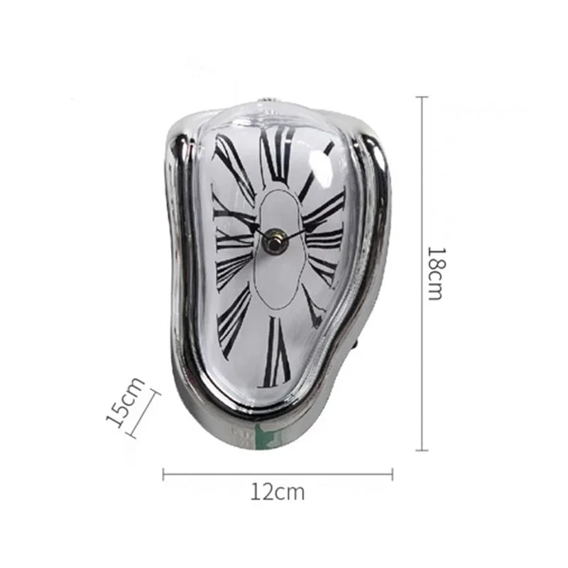 Surreal Melting Clock Silent Melted Wall Clock Salvador Dali Style Wall Watch for Decorative Home Office Shelf Desk Table Gift Shop1102673948 Store